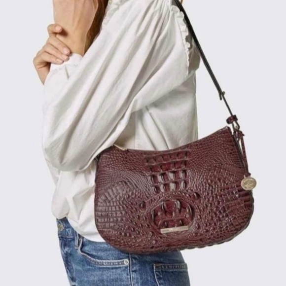 NWT Brahmin Shayna MAGENTA WONDERLAND Melbourne Crossbody - Picture 13 of 15